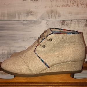 TOMS tweed wedges
